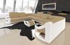Stoff Wohnlandschaft Genua – Komfort & Stil - Mikrofaserstoff - Beige-Weiß - Links Bild 3