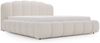 GRAINGOLD Cloud Soft Polsterbett 120x200, Bett mit Bettkasten und Lattenrost, Bouclé-Stoff, Hellbeige Bild 2