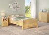 Erst-Holz Seniorenbett extra hoch 120x220 Überlänge Massivholz Einzelbett Komfortgröße Rollrost 60. 40-12-220 Bild 4