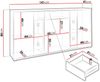 Kommode Salsa, ohne Beleuchtung, Farbe: Eiche Artisan / Weiß Bild 5