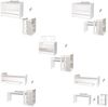 Lorelli Babybett Multi, Jugendbett, Schreibtisch, Wickeltisch, mehrfach umbaubar beige Bild 5
