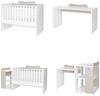 Lorelli Babybett Multi, Jugendbett, Schreibtisch, Wickeltisch, mehrfach umbaubar beige Bild 4