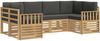vidaXL Outdoor-Sofagarnitur 5 pcs Weiß und Anthrazit 3392387 Bild 2