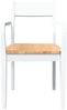vidaXL Esszimmerstühle 2 Stk. Weiß Massivholz Gummibaum 4102512 Bild 5