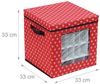 Relaxdays Weihnachtskugel Aufbewahrungsbox 3er Set Bild 4