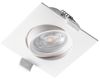 Braytron Einbauleuchte Schwenkbar Spot LED 7W 670 Lumen SQR Ø70mm IP20 Downlight 3000K-6500K Eckig Weiß Bild 3