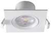 Braytron Einbauleuchte Schwenkbar Spot LED 7W 670 Lumen SQR Ø70mm IP20 Downlight 3000K-6500K Eckig Weiß Bild 1