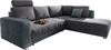 Jockenhöfer Gruppe Ecksofa Orlando L-Form, mit Bettfunktion, Bettkasten und Federkern, mit 1 oder 3 Kopfstützen Bild 2