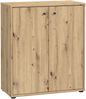 FORTE Tempra2 Kommode, Holzwerkstoff, Braun, 73,7 x 85,5 x 34,8 cm Bild 3