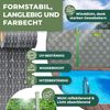 KESSER® PVC Sichtschutzstreifen Sichtschutz Rolle Doppelstabmatten Zaun Blickdicht | Wetterfest und Windschutz | Zaunfolie Sichtschutz Garten Gartenzaun 70 m, Rattan-Anthrazit Bild 5