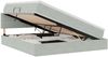 vidaXL Bett mit Stauraum und LED mit LED Hellgrau 180 x 200 cm Samt 3371409 Bild 2