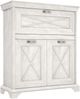 FORTE Kashmir Kommode, Holzwerkstoff, Weiß/Beige, 123 x 143,3 x 48,2 cm Bild 3