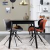 Esstisch GLIMPS BLACK von ZUIVER 120 x 80 ausziehbar Esche Bild 2
