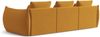 Micadoni Sofa Bloom 4-Sitzer Samt Gelb Bild 3