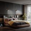 B.K.Licht Wandleuchte BKL1633, ohne Leuchtmittel, 2700K - Extra-Warmweiß, Wandlampe Innen 9 cm Schwarz GU10 max. 9W Bettlampe Schlafzimmer Flur Bild 3