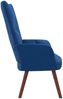 vidaXL Relaxsessel Blau Samt [328061] Bild 4