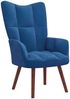 vidaXL Relaxsessel Blau Samt [328061] Bild 2