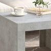 Couchtisch, Sofatisch Betongrau 50x50x35 cm Holzwerkstoff Bild 3
