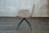 KAWOLA Stuhl NEW CHARME Drehstuhl Esszimmersessel Cord steingrau 87 x 66 x 59 cm Bild 4