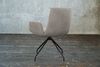 KAWOLA Stuhl NEW CHARME Drehstuhl Esszimmersessel Cord steingrau 87 x 66 x 59 cm Bild 5