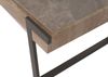 Couchtisch HWC-L89, Sofatisch Wohnzimmertisch, Eisen 43x120x64cm Sinterstein Marmor-Optik grau Holz grau-braun Bild 5