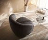 Loungesessel Pulo 80x80 cm Mikrofaser Anthrazit Vintage Bild 2