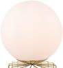 Tischlampe, Metall messing, Glas opal, Schalter, 15 cm Bild 5