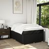 vidaXL Boxspringbett mit Matratze Schwarz 120x200 cm Stoff 3285562 Bild 3