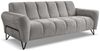 Beautysofa Polstergarnitur VOLARE mit Metallbeine in Schwarz, 3-Sitzer Sofa +2-Sitzer Sofa + Sessel Bild 3