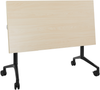 Zusammenklappbarer Schreibtisch mit Rädern Heller Holzfarbton CAVI Bild 5