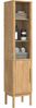 vidaXL Bad hoher Schrank mit Regal FLORO Wachsbraun 35 x 30 x 160 cm 42011239 Bild 3