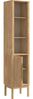 vidaXL Bad hoher Schrank mit Regal FLORO Wachsbraun 35 x 30 x 160 cm 42011239 Bild 5