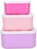 Hello Kitty Lunchbox Set Kinder Snackbox Brotdose 3 Stück Aufbewahrungsbox Bild 5