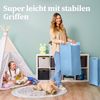 HENNEZ Wäschekorb "Katy" aus Filz schmal und zusammenklappbar, 80l, Wäschesack Groß für Schmutzwäsche Wäschetonne Wäschetasche Bild 5