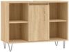vidaXL Badschrank Sonoma-Eiche 80x33x60 cm Holzwerkstoff 831631 Bild 2