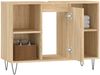 vidaXL Badschrank Sonoma-Eiche 80x33x60 cm Holzwerkstoff 831631 Bild 4