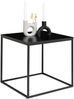 Moderner Beistelltisch LEVEN schwarz ca. 45x45x45cm Bild 2