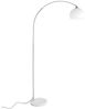 CCLIFE LED E27 Bogenlampe höhenverstellbar Marmorfuß weiß orange Stehlampe Stehleuchte Standleuchte Bogenleuchte Bogenstandleuchte, Farbe:Weiss Bild 1