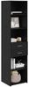 vidaXL Highboard Schwarz Eichen-Optik 45 x 42,5 x 185 cm Holzwerkstoff 3402640 Bild 3