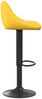 vidaXL Barhocker 2 Stk. Senfgelb Samt 335356 Bild 5