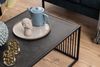 Couchtisch >Strington< in schwarz, Glas, MDF, Stahl - 120x40x60cm (BxHxT) Bild 3