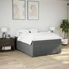 vidaXL Boxspringbett mit Matratze Dunkelgrau 140x200 cm Stoff 3285478 Bild 3