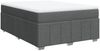 vidaXL Boxspringbett mit Matratze Dunkelgrau 140x200 cm Stoff 3285478 Bild 2