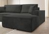 Selsey 'Farese ' Ecksofa mit Cordbezug, Schlaffunktion und Stauraum, Dunkelgrau, rechts Bild 3
