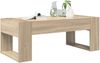 vidaXL Couchtisch Sonoma-Eiche 110 x 50 x 41 cm Holzwerkstoff 8000158 Bild 3