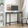 vidaXL Tisch Schwarz Eichen-Optik 80 x 50 x 76,5 cm 873762 Bild 4