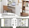 KOMFOTTEU Klapptisch Wandtisch, mit Stauraum, platzsparende Arbeitsstation Bild 4
