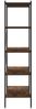 vidaXL Regal mit 5 Böden Schwarz und Natur 80x40x163 cm 336349 Bild 4