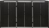 vidaXL Mülltonnenbox für 3 Tonnen Schwarz 207x80x117 cm Poly Rattan 319862 Bild 3