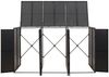vidaXL Mülltonnenbox für 3 Tonnen Schwarz 207x80x117 cm Poly Rattan 319862 Bild 4